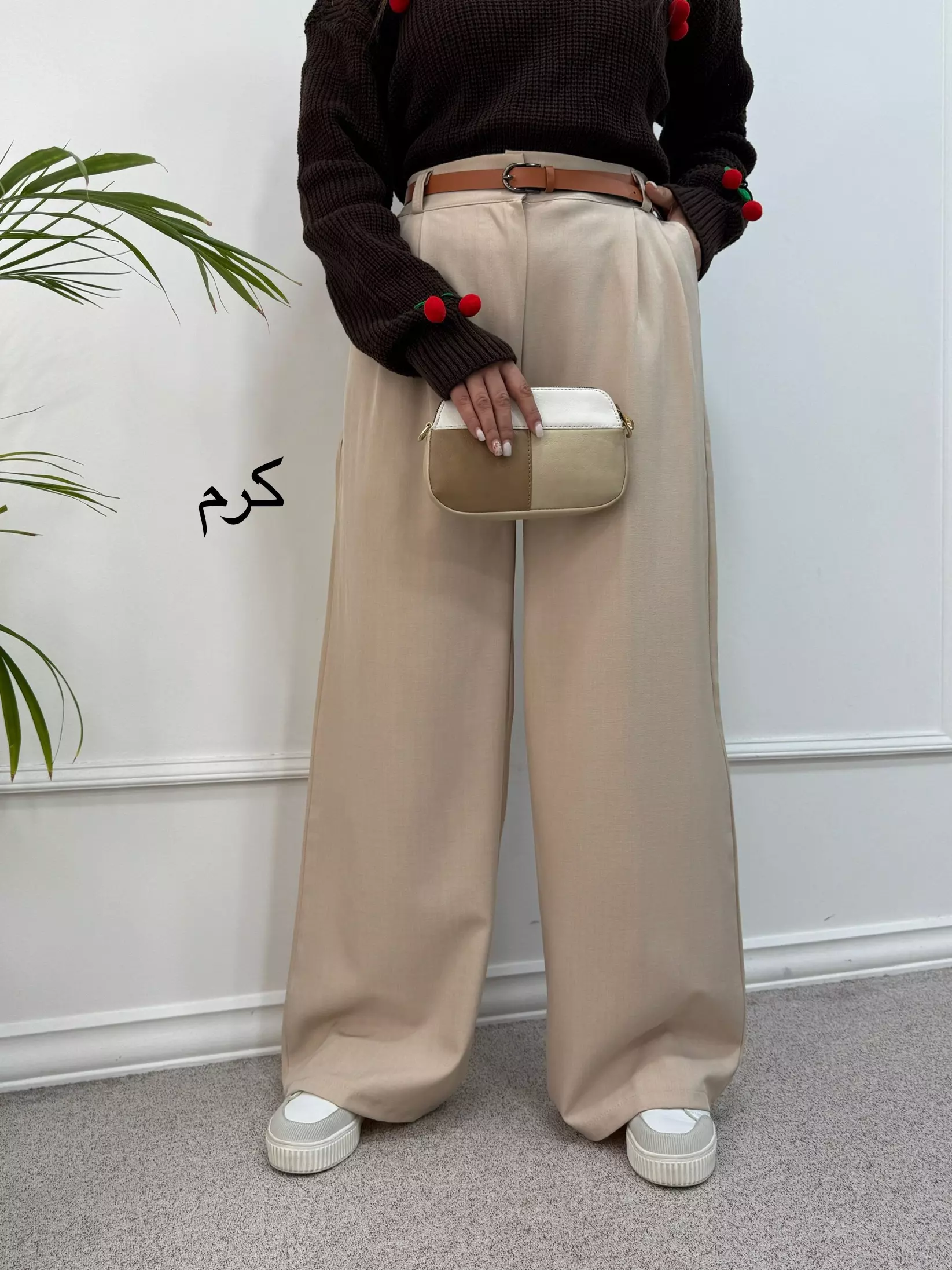 شلوار نیم بگ آیسل